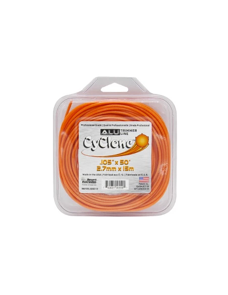 Fil Desert Cyclone Alu étoilé 2,7 x 15 m - orange.