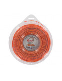 Coque fil nylon copolymère VORTEX Alu orange - Longueur: 36m