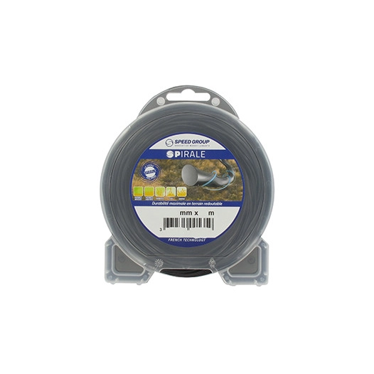 Fil nylon SPIRALE. Ø: 2,7mm, L: 63m.