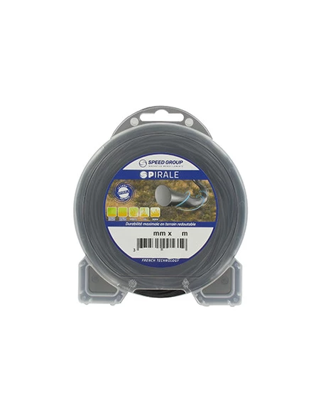 Fil nylon SPIRALE. Ø: 4,0mm, L: 27m.
