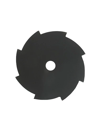 Lame plate 8 dents adaptable pour débroussailleuse - Coupe de 255mm, alésage: 25,4mm, épaisseur: 2,0mm