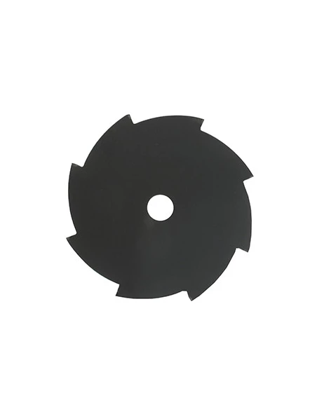Lame plate 8 dents adaptable pour débroussailleuse - Coupe de 255mm, alésage: 25,4mm, épaisseur: 2,0mm