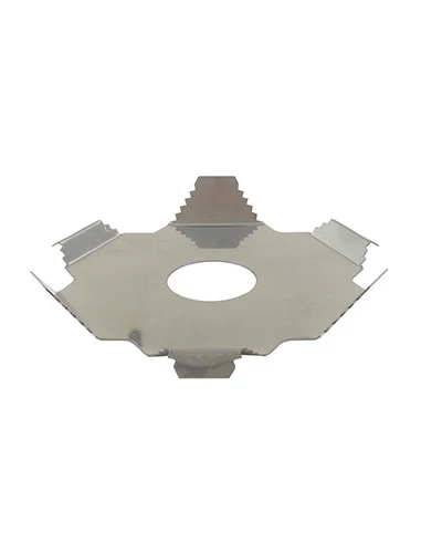 Accessoire six dents pour débroussailleuses à dos. Pour tête universelle ou lame. Se monte entre l'outil de coupe et le renvoie