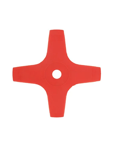 Lame nylon à 4 dents adaptable pour débroussailleuse - Coupe de 250mm, alésage: 25,4mm