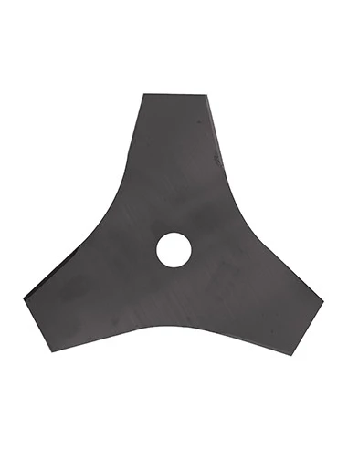 Lame 3 dents évidées adaptable pour débroussailleuse - Coupe de 255mm, alésage: 25,4mm, épaisseur: 1,6mm