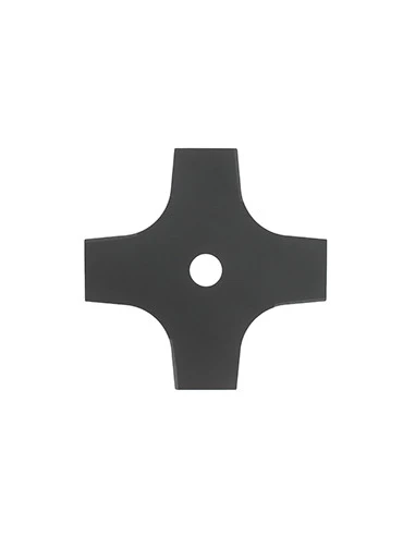 Lame 4 dents évidées adaptable pour débroussailleuse - Coupe de 200mm, alésage: 25,4mm, épaisseur: 1,6mm