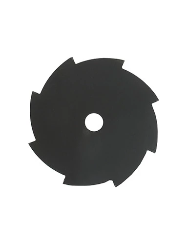Lame plate 8 dents adaptable pour débroussailleuse - Coupe de 200mm, alésage: 25,4mm, épaisseur: 1,4mm