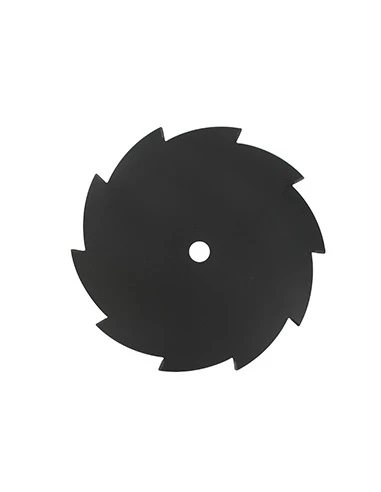 Lame plate 10 dents adaptable pour débroussailleuse - Coupe de 255mm, alésage: 20,0mm, épaisseur: 2,0mm