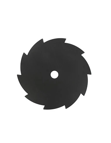 Lame plate 10 dents adaptable pour débroussailleuse - Coupe de 255mm, alésage: 25,4mm, épaisseur: 2,0mm