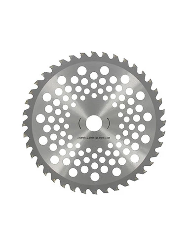 Lame à pointes carbures 40 dents Ø extérieur 230mm et alésage 25,4mm pour système de coupe avec tête universelle 1603085.