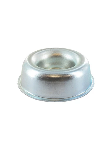 Coupelle d'appui en acier, alésage: 8mm, Diam: 82mm.