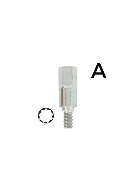 Adaptateur étoilé 9 dents - Se monte avec notre renvoi d'angle universel 1602042, élagueuse 1603093 et lamier universel 1801000.