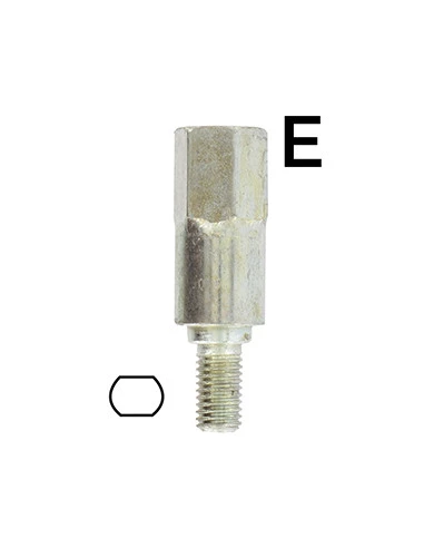 Adaptateur profil STIHL 5.5mm - Se monte avec notre renvoi d'angle universel 1602042, élagueuse 1603093 et lamier universel 1801