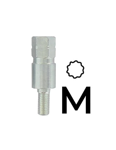 Adaptateur profil YAMABIKO 10 dents pour débroussailleuses ECHO modèles RM410, RM465, RM510, RM520, RM4000, S4000 et SHINDAIWA -