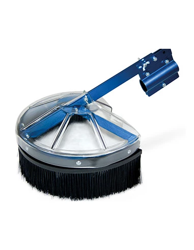 Carter de protection WEBER rabattable et universel pour débroussailleuses à dos utilisées conjointement avec des brosses métaliq