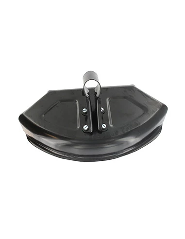 Carter de protection pour débroussailleuse en tôle d'acier, livré avec bagues de réduction Ø: 24,26 et 28mm.