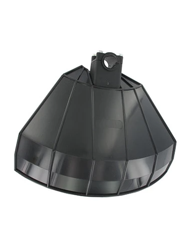 Carter de protection enveloppant en résine plastique pour tubes de débroussailleuses de diamètre: 26 à 28mm.