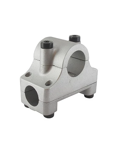 Mancheron de guidon pour débroussailleuses à dos avec tube Ø 24mm et guidon Ø 19mm.