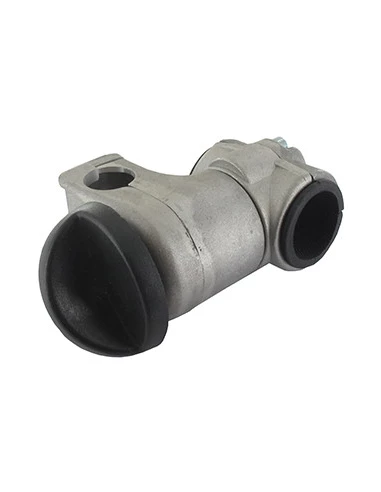 Mancheron de guidon pour débroussailleuses à dos avec tube Ø 32mm et guidon Ø 22mm.