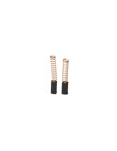 Jeu de 2 charbons adaptable pour BLACK & DECKER. Dimensions: 6.35 x 6.35 x 13mm.