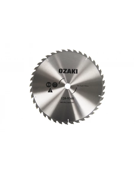 Lame 40 dents à pointe carbure adaptable pour scie circulaire- Coupe de 405mm, alésage: 30mm, épaisseur: 2,4mm