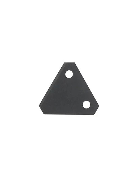 Lame adaptable triangulaire pour tondeuse BRILL. L: 85x85mm. Remplace origine: 2307,ER00020000