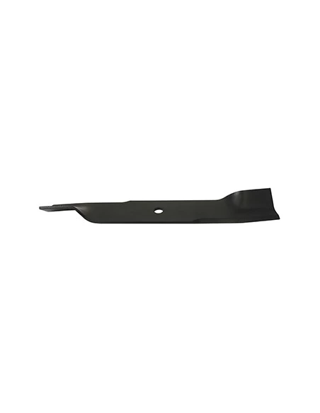 Lame soufflante adaptable pour tondeuses BUNTON, SABO et SCAG - L: 419mm, alésage central: 15,9mm, entraxe: 103mm. Remplace orig