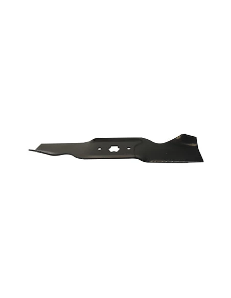 Lame adaptable pour tondeuse MTD - L: 376mm, alésage central: étoilé 6 pointes, entraxe: 64mm. Remplace origine: 742-0543, 942-0