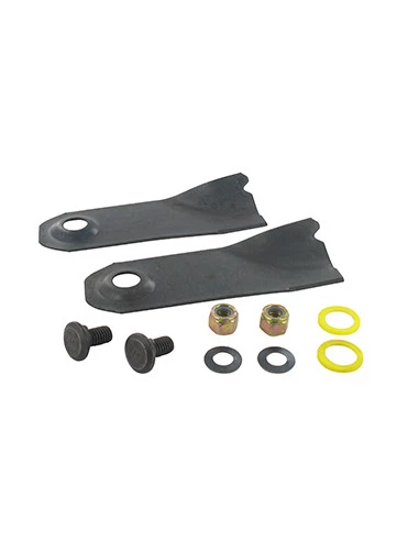 Couteaux adaptable VICTA. Remplace origine CA09470S - L: 147mm, alésage: 15,6mm.