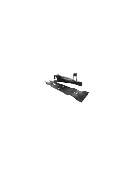 Kit mulching pour tous modèles 38'' de 1992 à 2005. Livré avec 2 lames 134148 de longueur 490 mm, alésage étoile 5 pointes et bo