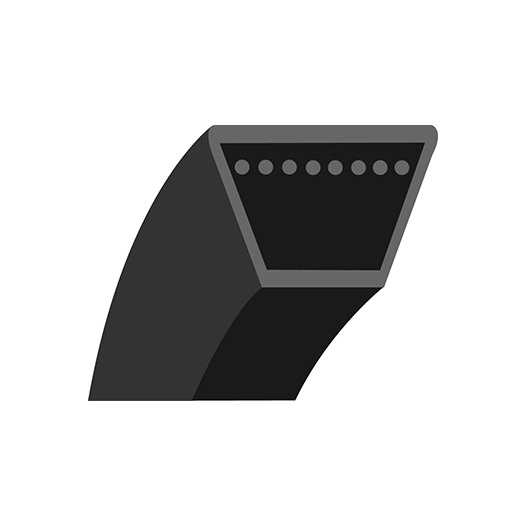 Courroie de traction adaptable MTD lisse trapézoïdale renforcée KEVLAR® (section: 5/8''). Remplace origine 754-04171, 954-04171.