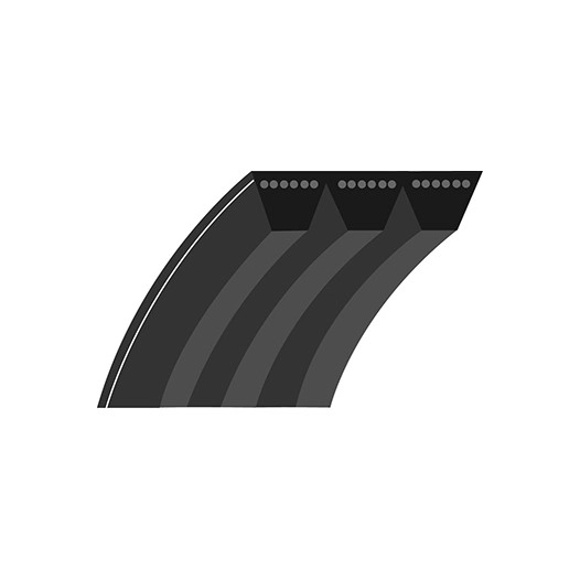 Courroie plate lignée qualité d'origine BOBCAT / RANSOMES, adaptable pour coupe 36 & 48'' (section: 1-5/32'', L: 45-1/2''). Remp