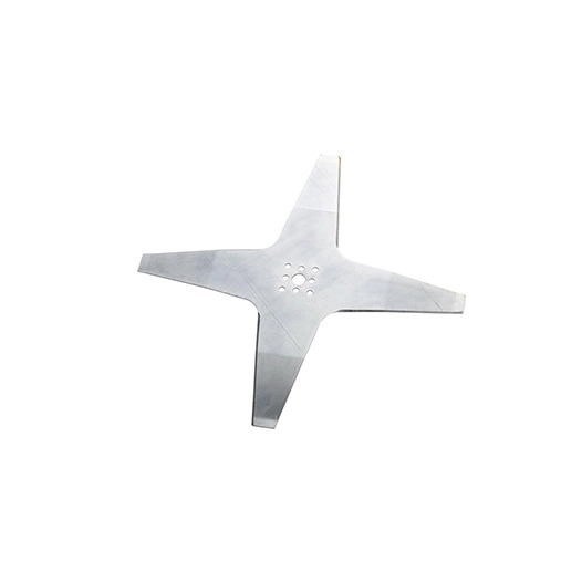 Lame 4 dents incurvée adaptable pour robot AMBROGIO / WIPER série L50 - Ø: ext: 250mm. Remplace origine: 50 D0018 02