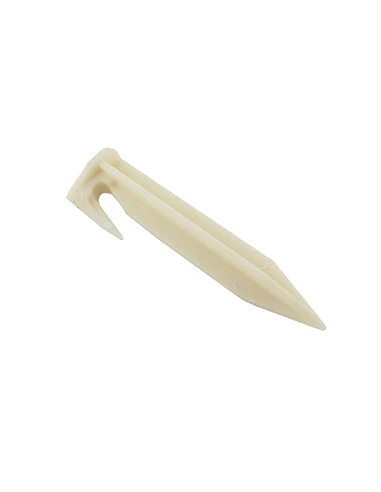 Sachet de 100 clous universels compostables (base maïs) pour fixation de câbles robots.