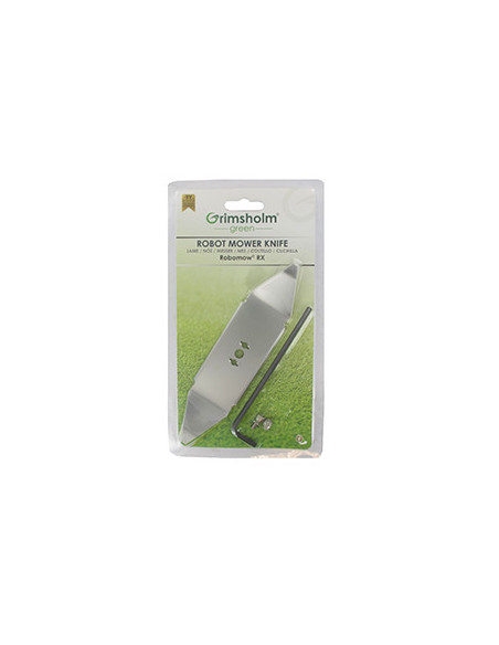 Blister lame tondeuse adaptable pour robot ROBOMOW modèles séries RX. Remplace origine MRK9100A-ET.