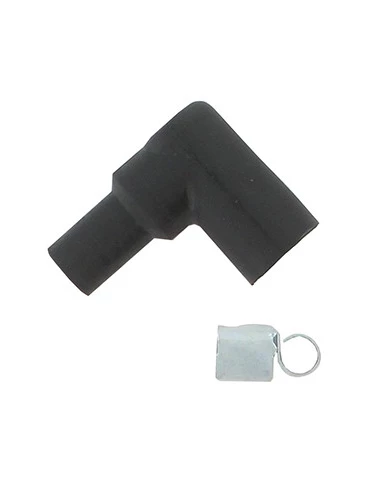 Antiparasite / Connecteur de bougie d'allumage en caoutchouc avec épingle adaptable pour moteurs BRIGGS & STRATTON et autres ( U