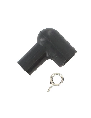 Antiparasite / Connecteur de bougie d'allumage universel en caoutchouc avec épingle pour fil Ø: 5mm.