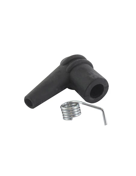 Antiparasite / connecteur de bougie adaptable HUSQVARNA tous modèles. Angle de 70°. Remplace origine 5014854-02.