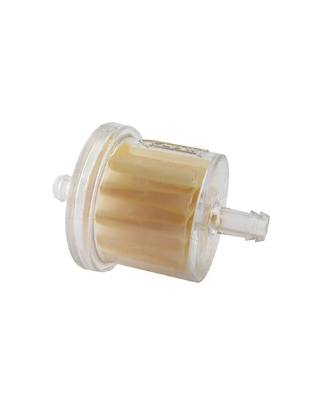 Filtre à essence à tamis papier universel (80 microns), pour modèles à fort débit - Ø: d'entrée: 6,75 / 4,3mm