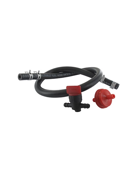 Kit de racordement carburateur (robinet, filtre, collier et tuyau) universel, adaptable BRIGGS & STRATTON.