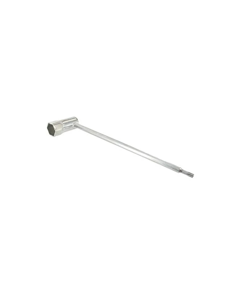 Clé à bougie d'allumage type STIHL avec embout Torx de 27. Dimensions: 19mm.