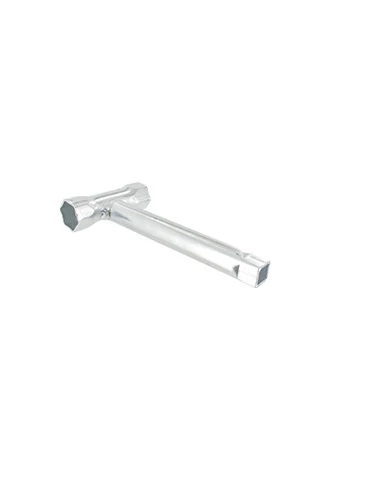 Clé à bougie d'allumage de 19x21mm avec carré de vidange femelle de 11mm.