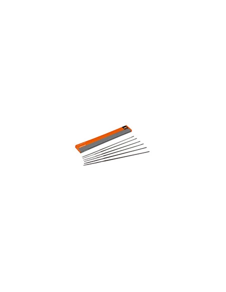 6 Lime ronde BAHCO pour chaîne de tronçonneuse. Diamètre 5,2mm.