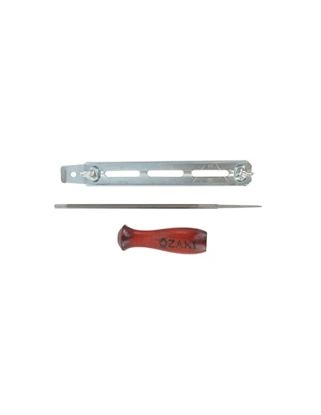 Porte-lime OZAKI pour chaîne de tronçonneuse ( 3/8'' et .404''). Ø: de la lime 5,5mm (7/32'').