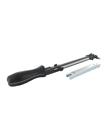 Blister TECOMEC avec porte lime, poignée ergonomique, curette, lime plate (PFERD) et lime ronde (VALLORBE) Ø 5/32'' (4,0 mm) pou