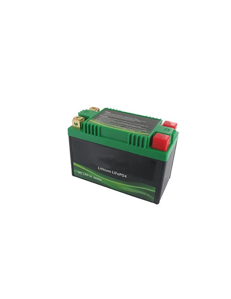 Batterie de démarrage Lithium-Fer-Potassium (LiFePo4 ou LFP) 12V 20A 48Wh, remplace batteries acide/plomb YB10A-A2/10B-4/10L-A2/