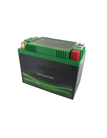 Batterie de démarrage Lithium-Fer-Potassium (LiFePo4 ou LFP) 12V 22A 60Wh, remplace batteries acide/plomb YTX15L-BS, YTX18L-BS,