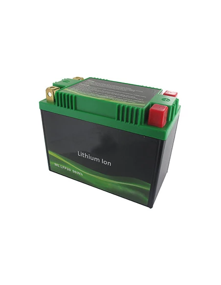 Batterie de démarrage Lithium-Fer-Potassium (LiFePo4 ou LFP) 12V 32A 96Wh, remplace batteries acide/plomb YIX30L, YTX30L-BS, YB3