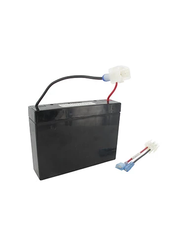 Batterie motoculture 12V, 2,8A acide/plomb étanche sans-entretien avec connectique pour tondeuse autoportée Mc CULLOCH MOWCART,