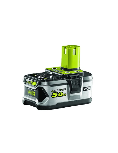 Batterie lithium/ion 18V 5,0Ah pour machines RYOBI. Remplace origine 5133002621, RB18L50G.